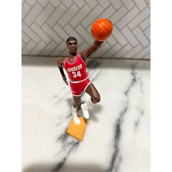 NBA Other - 1988 Lineup Starting Olajuwon Kenner Houston Rockets Hakeem Loose Figure Rookie